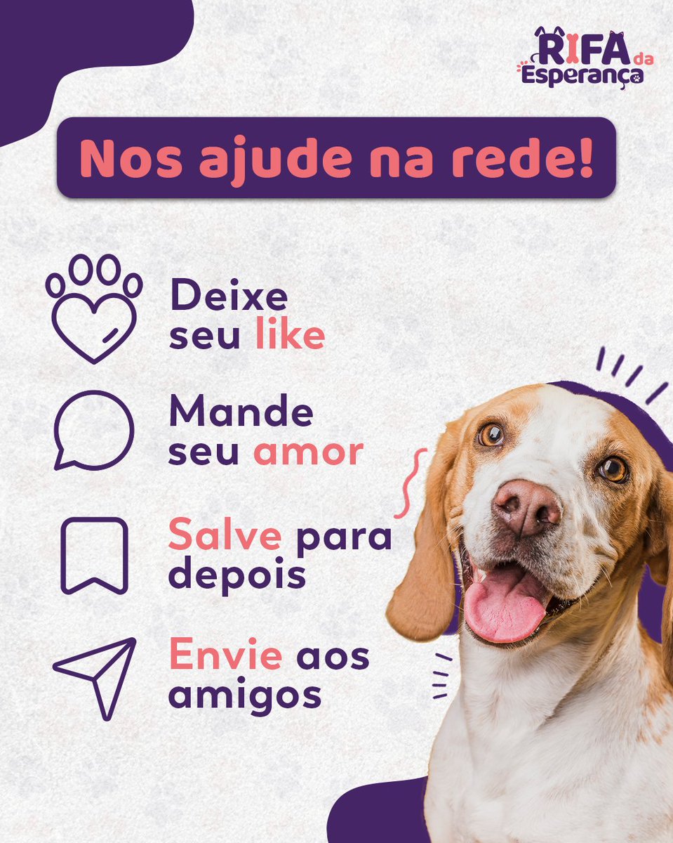 Não tem como ajudar financeiramente?
Não tem problema! 😊

📌 Curta.

📌 Comente.

📌 Compartilhe.

📌 Salve.

Prontinho! ❤

#rifadaesperança #rifa #rifasolidaria #sorteio #solidariedade #cachorro #gato #pet #animais #amor #cuidadoanimal #doação #adocao #gratidao