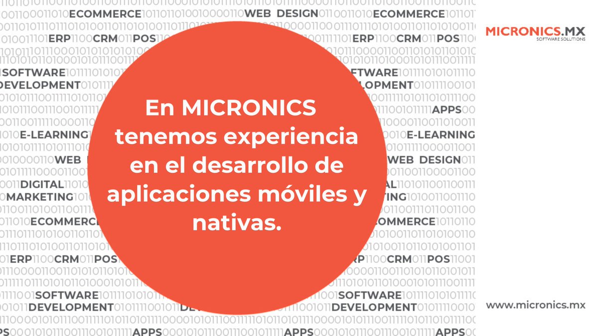 MicronicsMX's tweet photo. En Micronics tenemos experiencia en el desarrollo de aplicaciones móviles y nativas.

Contáctanos👀: https://t.co/5jo3SP0Bec
#Micronicsmx  #Online #Crecimiento #Colaboradores #Global #Internet #Soluciones #Empresas #Mexico #Desarrollo https://t.co/Ku75CXKPJk