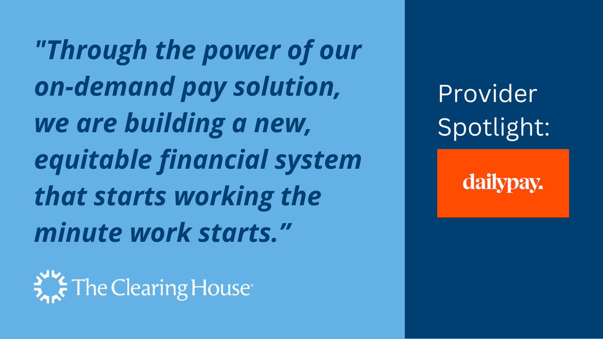 The current economic environment is an excellent opportunity for companies to prioritize improving employees’ financial lives. <a href="/DailyPay/">DailyPay</a> is helping make that possible through the RTP® network. 

#EarnedWageAccess #RealTimePayments #RTPisReady #EWA