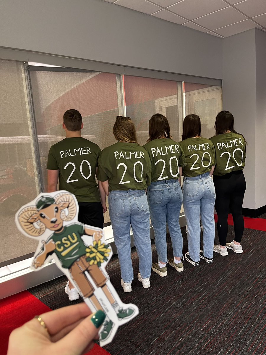CSUAlumni's tweet photo. #FlatCAM rallying before @CSUMBasketball takes the court at the @MountainWest Conference Tournamentโฆ and he found a fan club to cheer with! #GoJoe ๐๐๐ https://t.co/zADOWh0gzX