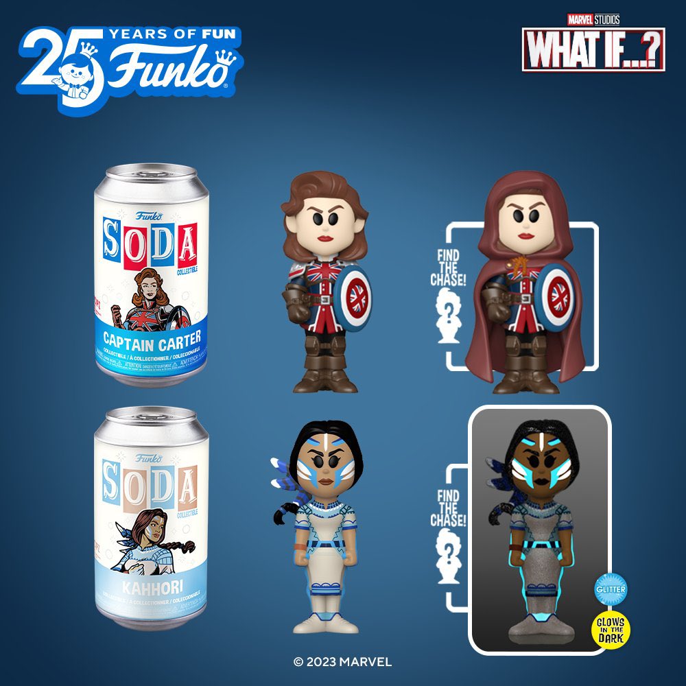 Official reveal for the new What If Funko Sodas ~ looking forward to it! For those asking about Kahhori she’s a new un-announced character from season 2 ~
Linky ~ fnkpp.com/EE
#Ad #Kahhori #CaptainCarter #WhatIf #Marvel #FPN #FunkoPOPNews #Funko #POP #POPVinyl…