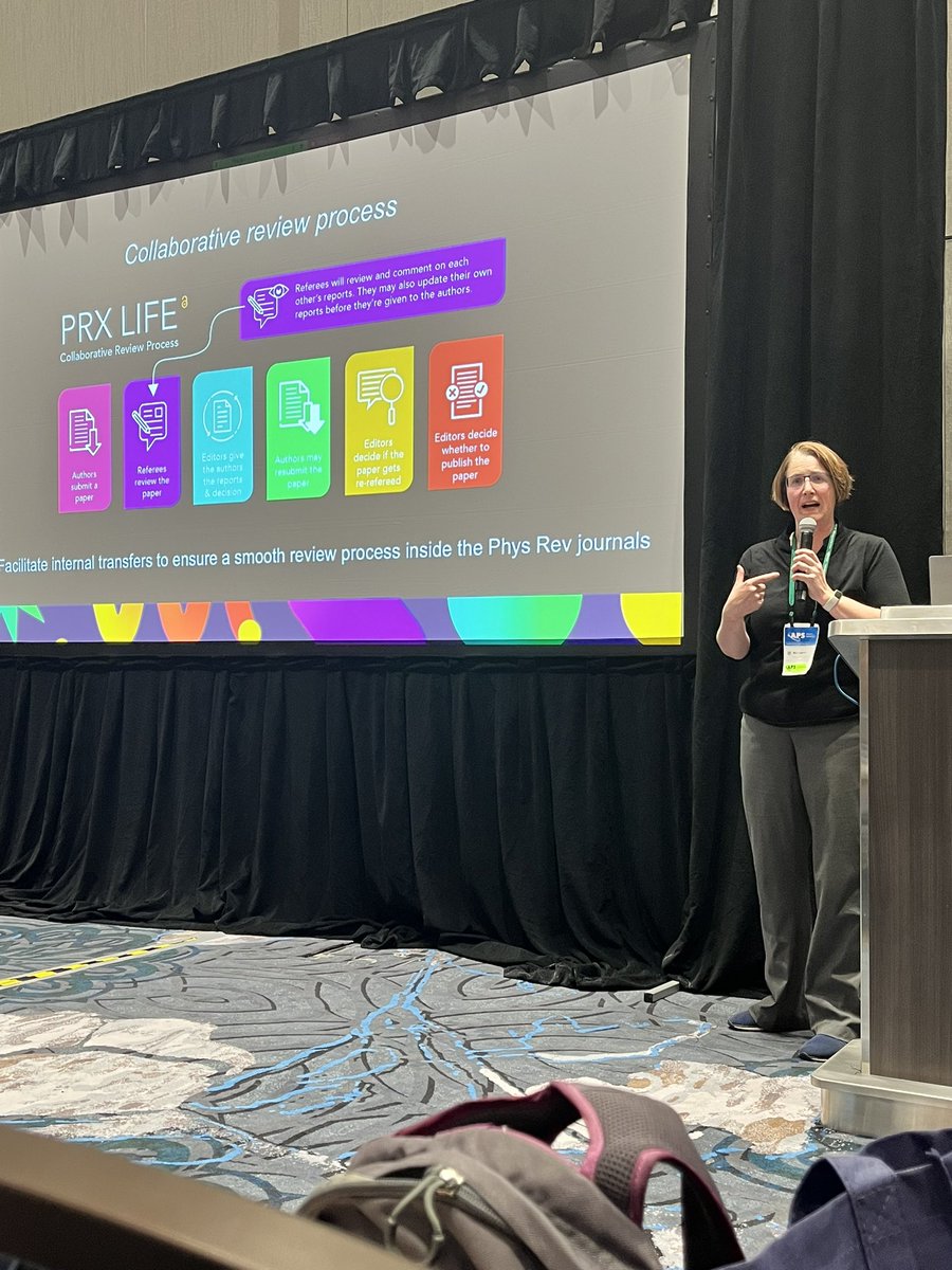 sesamedusa's tweet photo. Margaret @squishycell1 discussing the new feature of #PRXLife at the #APSDBIO business meeting - the collaborative review process were referees read each other’s report and can comment on them https://t.co/1N3YpgOEkF