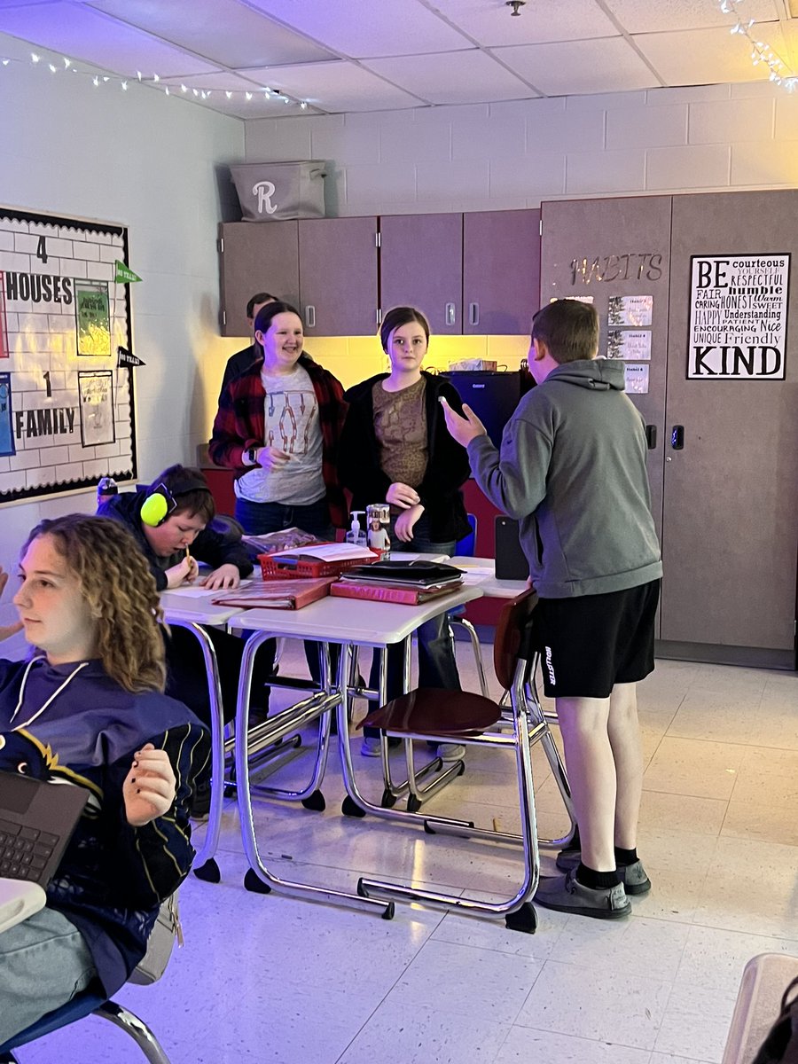 DrCraftNBCT's tweet photo. PBL launch days have become some of favorite! Love seeing their excitement for learning! ❤️💙 #EmpowerACS #PBL @_ChelseyReid_ https://t.co/AmYadirSoe