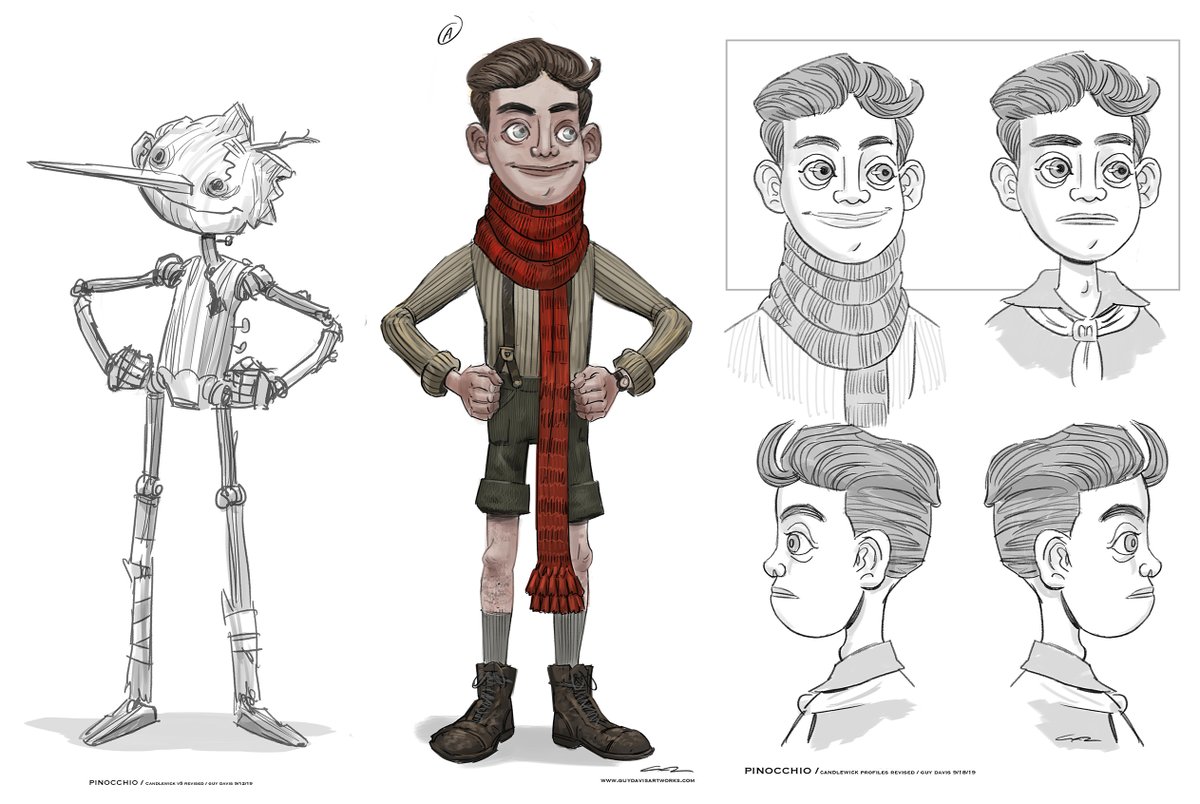Guillermo del Toro’s Pinocchio on Twitter "RT GuyDavisART The kids