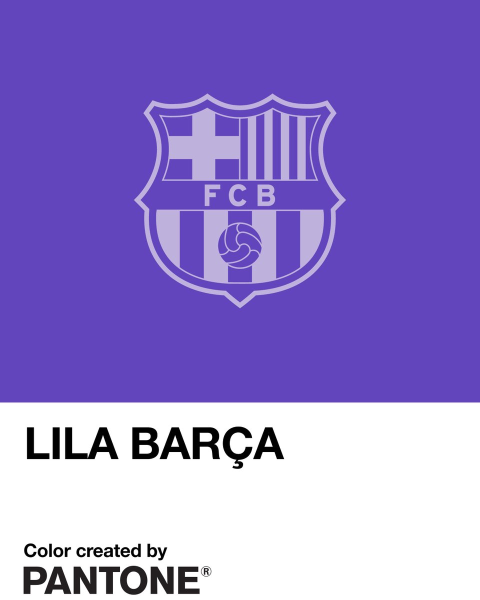 It’s International Women’s Day and we are Introducing Lila Barça💜 @FCBarcelona_es has joined forces with Pantone to create a symbolic colour for equality which comes from mixing the Clubs' colors of blue and red. #pantone #internationwomensday #customcolor