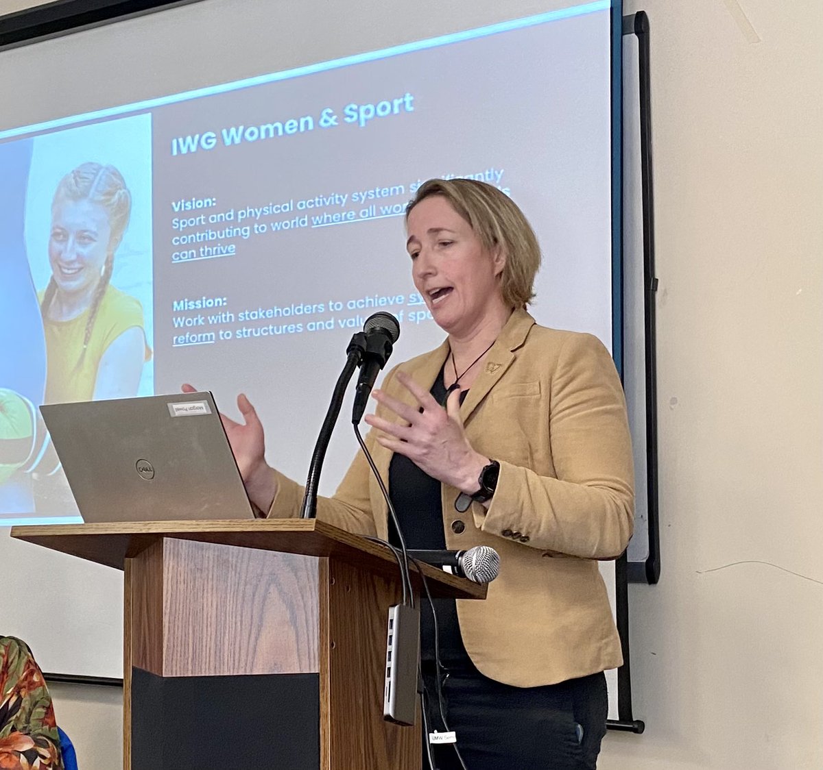 .<a href="/IWGWomenSport/">IWG Women & Sport</a> Secretariat Lisa O’Keefe discusses  the role of technology in enhancing the Asia-Pacific Women &amp; Sport Insight Hubs <a href="/UN_CSW/">United Nations CSW</a> <a href="/iapesgw/">IAPESGW</a> <a href="/WomensSportsFdn/">Women's Sports Foundation</a> <a href="/TafisaOffice/">TAFISA</a> #womensport #InternationalWomansDay