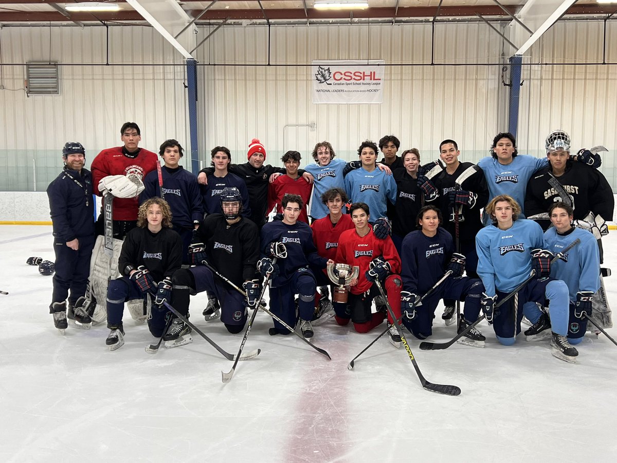 A little surprise for the Eagles yesterday when <a href="/guardianGoal/">Kelly Guard</a>, ISA goalie coach and member of Team Canada U20 gold medal-winning team brought the prestigious IIHF World Junior Championship trophy to the team practice!