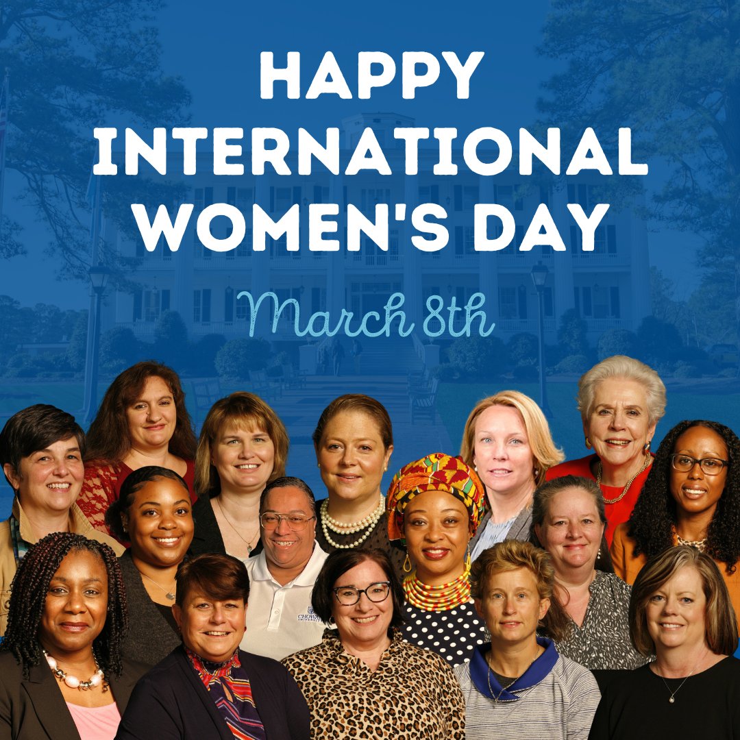 Happy #InternationalWomensDay!

Founded on Oct. 11, 1848 as Chowan Baptist Female Institute, CU's founders were determined to have “a school of high order” which equaled or exceeded any women’s school in NC. Today, we celebrate women who have helped make Chowan what she is today!