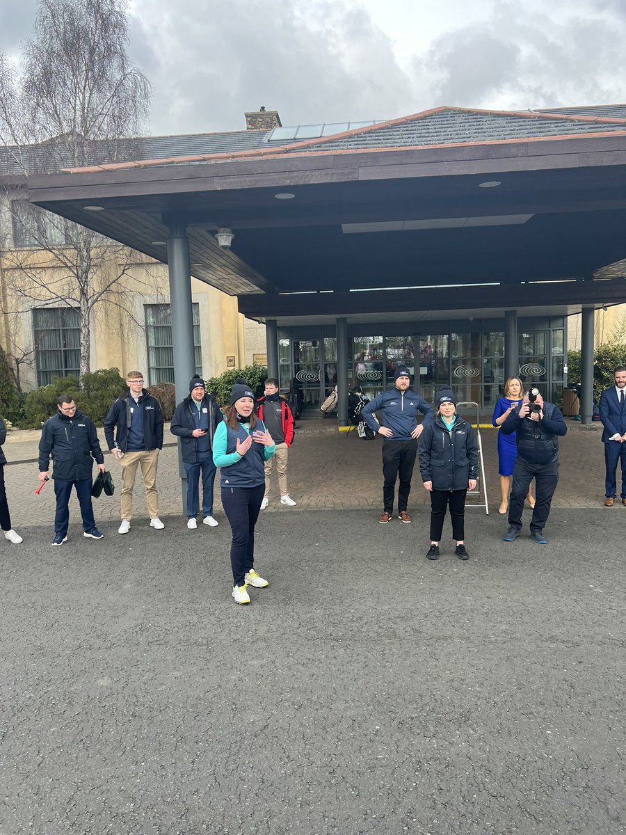 International Women’s Day in Druids Heath to mark the day playing a scramble ⛳️ 🥶 9 Holes great fun 💕 lots out from all sports and business <a href="/GolfIreland_/">Golf Ireland</a> <a href="/KPMG_Ireland/">KPMG Ireland</a> <a href="/druidsglen/">Druids Glen Resort</a> <a href="/jacquihurley/">Jacqui Hurley</a>