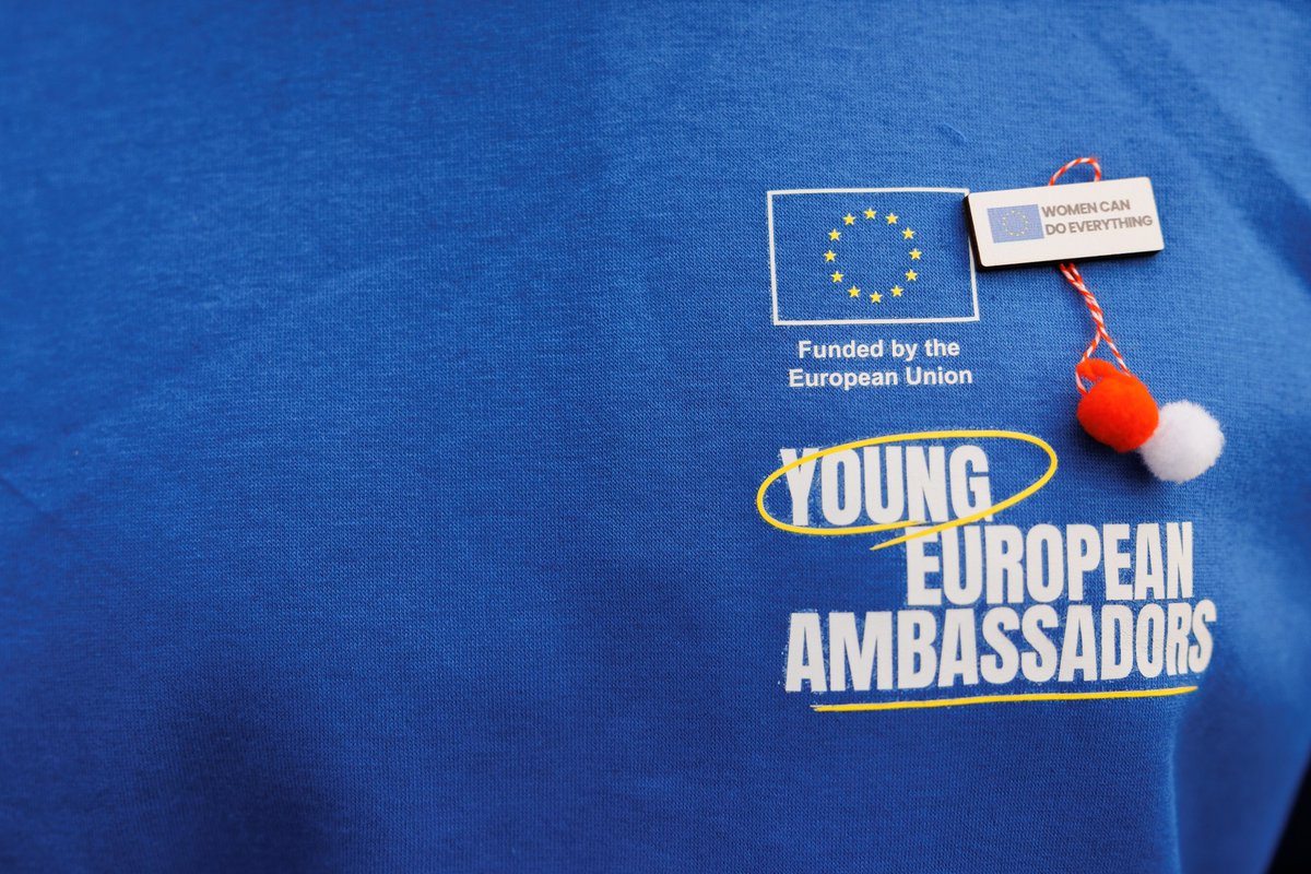 euneighbours's tweet photo. This is how #YoungEuropeanAmbassadors from 🇲🇩 Moldova combined the tradition of wearing Martisor ❤️🤍 in March and celebrating #MoreWomenInScience on #IW2023 by gifting Martisors decorated with messages 💪 empowering women in the Academy of Science of Moldova🔬👇 https://t.co/B2ZV7Rj2Yi