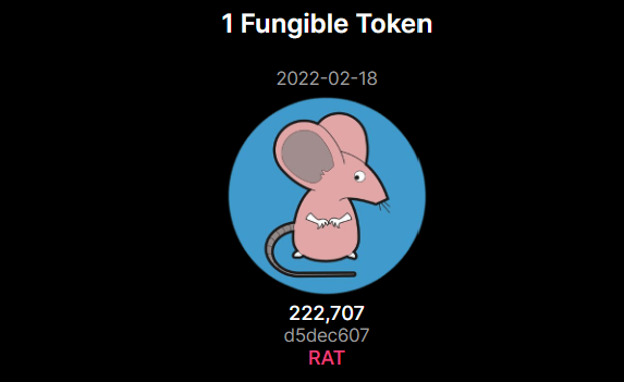 RatsDao's tweet photo. Of the 3M $RAT that was available, only 222,707 is left to be claimed.  If you minted during the first 10 days of the Member's NFT mint, be sure to claim the $RAT that goes along with it 😎 https://t.co/MV8SWRyD7O