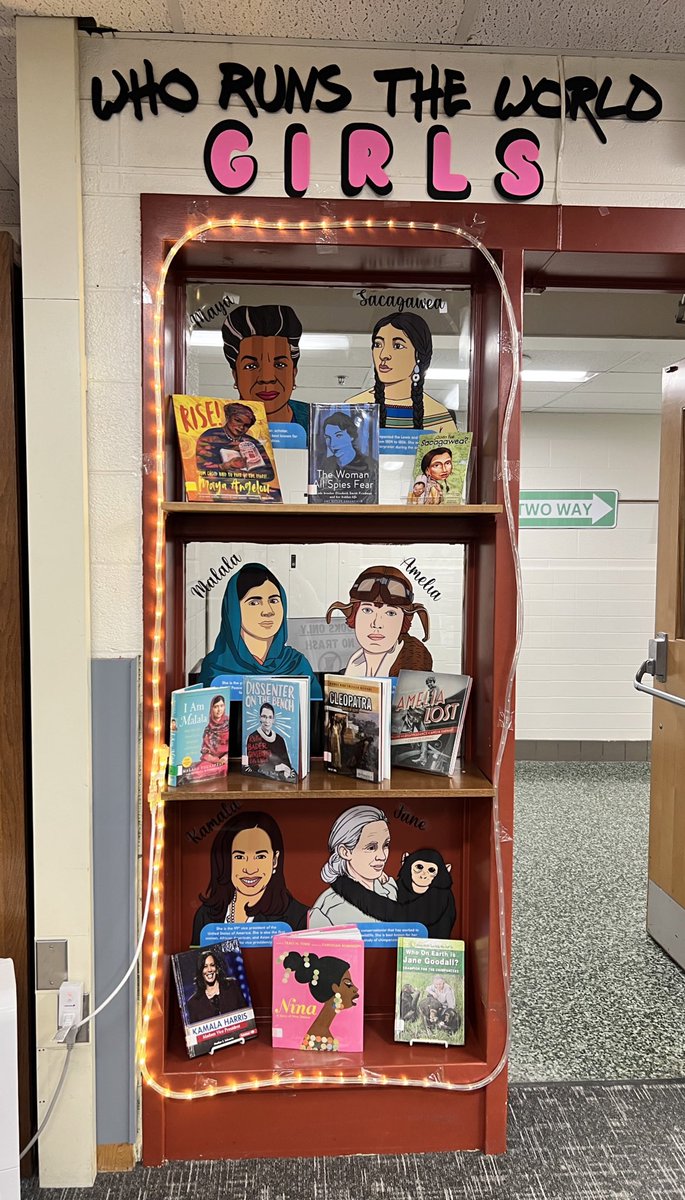 March is Women’s History Month! Stop by the library to fill your brain with facts about these fascinating females! #womenshistorymonth #march #reading #schoolLibrary #literacy #lcps23