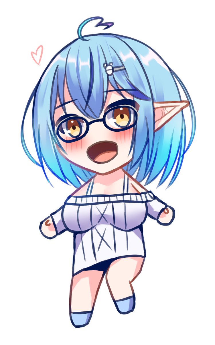雪花ラミィ 「デフォルメラミィちゃん#LamyArt 」|途ノ河（とのかわ）@お仕事募集中のイラスト
