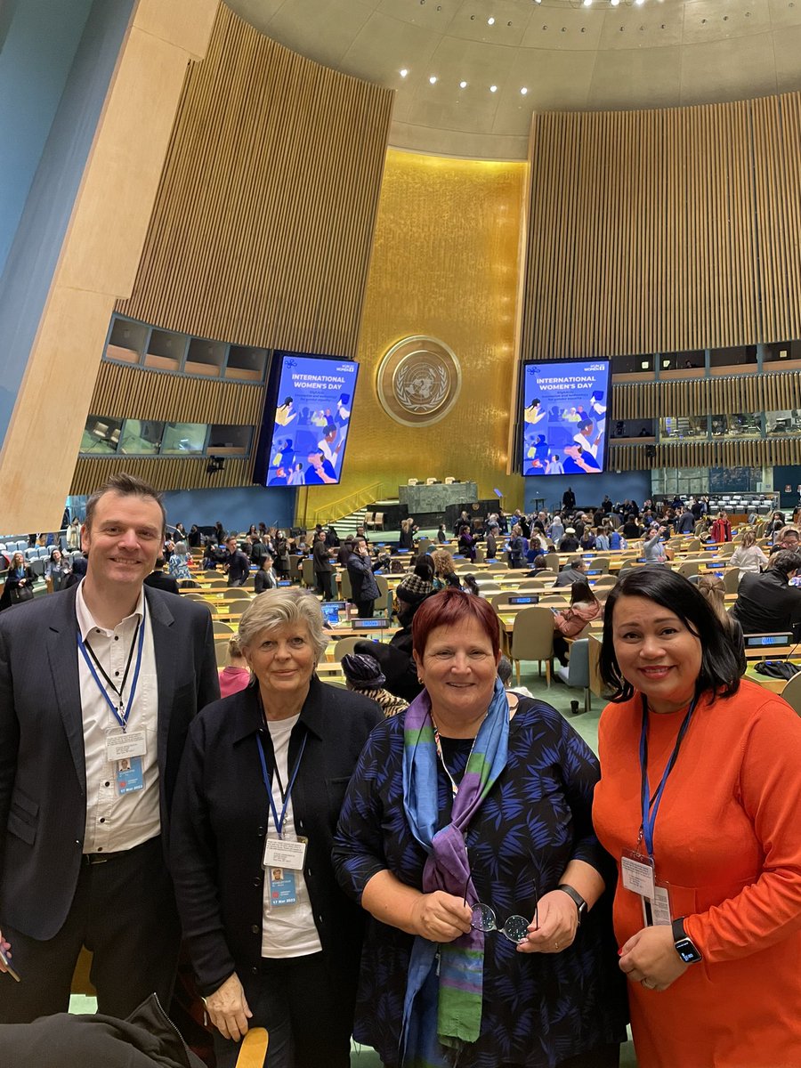 Elke_Ferner's tweet photo. Attending the @UN_Women #iwd2023 event at the General Assembly @bmfsfj @UNWomen_Germany @Frauenrat @ASF_SPDFrauen @SvenjaSchulze68 @lisapaus @DSch_lper @SchulzStrelow @Milaniekre https://t.co/xL2zzouwRn