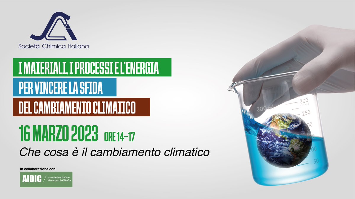 maxxtrotta's tweet photo. Che cosa è il cambiamento climatico? un evento online della società chimica italiana.

Interventi di Mario Tozzi, Sandro Conticelli, Vincenzo Balzani, Luca Lucentini Francesco Basile.

Partecipazione gratuita

#clima #climatechange #chimica #fridayforfuture https://t.co/lb6OnFKDg5
