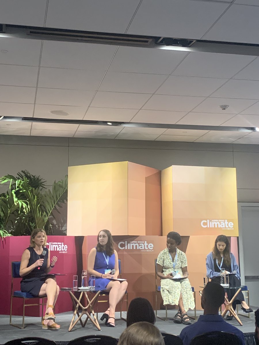 At #AspenIdeasClimate, @nainagradin, @mayagrreen, and @kieraeobrien joined @laschifter12 in a conversation about Schooling the Climate Crisis and the role of schools in activating the next generation of climate leaders.