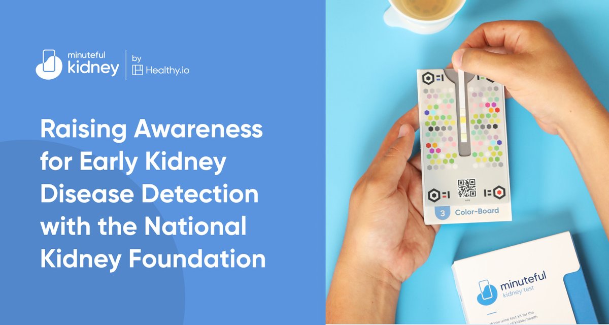 Healthy.io (@healthyio1) on Twitter photo It's #NationalKidneyMonth & we've partnered with the <a href="/NKF/">National Kidney Foundation</a> for the “Are You the 33%?” campaign to raise awareness around the value of early CKD detection through access to testing and information for all.
Learn more here:
blog.healthy.io/chronic-kidney… It's #NationalKidneyMonth & we've partnered with the <a href="/NKF/">National Kidney Foundation</a> for the “Are You the 33%?” campaign to raise awareness around the value of early CKD detection through access to testing and information for all.
Learn more here:
blog.healthy.io/chronic-kidney…