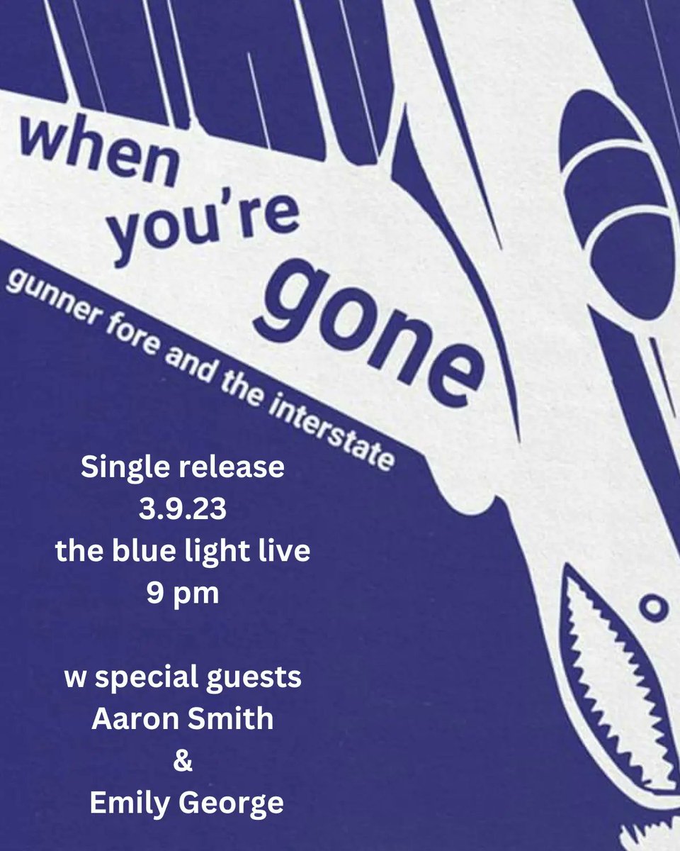 Gunner Fore (and the Interstate) (@foregunner) on Twitter photo Celebrating this tune tomorrow night <a href="/BluelightLive/">The Blue Light Live 🌵</a>
A couple of our radio friends are going to start spinning it tomorrow, and it goes on streaming Friday.
I am incredibly proud of it. Its about hopelessness and inevitability. Its a sad song you can dance to. Celebrating this tune tomorrow night <a href="/BluelightLive/">The Blue Light Live 🌵</a>
A couple of our radio friends are going to start spinning it tomorrow, and it goes on streaming Friday.
I am incredibly proud of it. Its about hopelessness and inevitability. Its a sad song you can dance to.