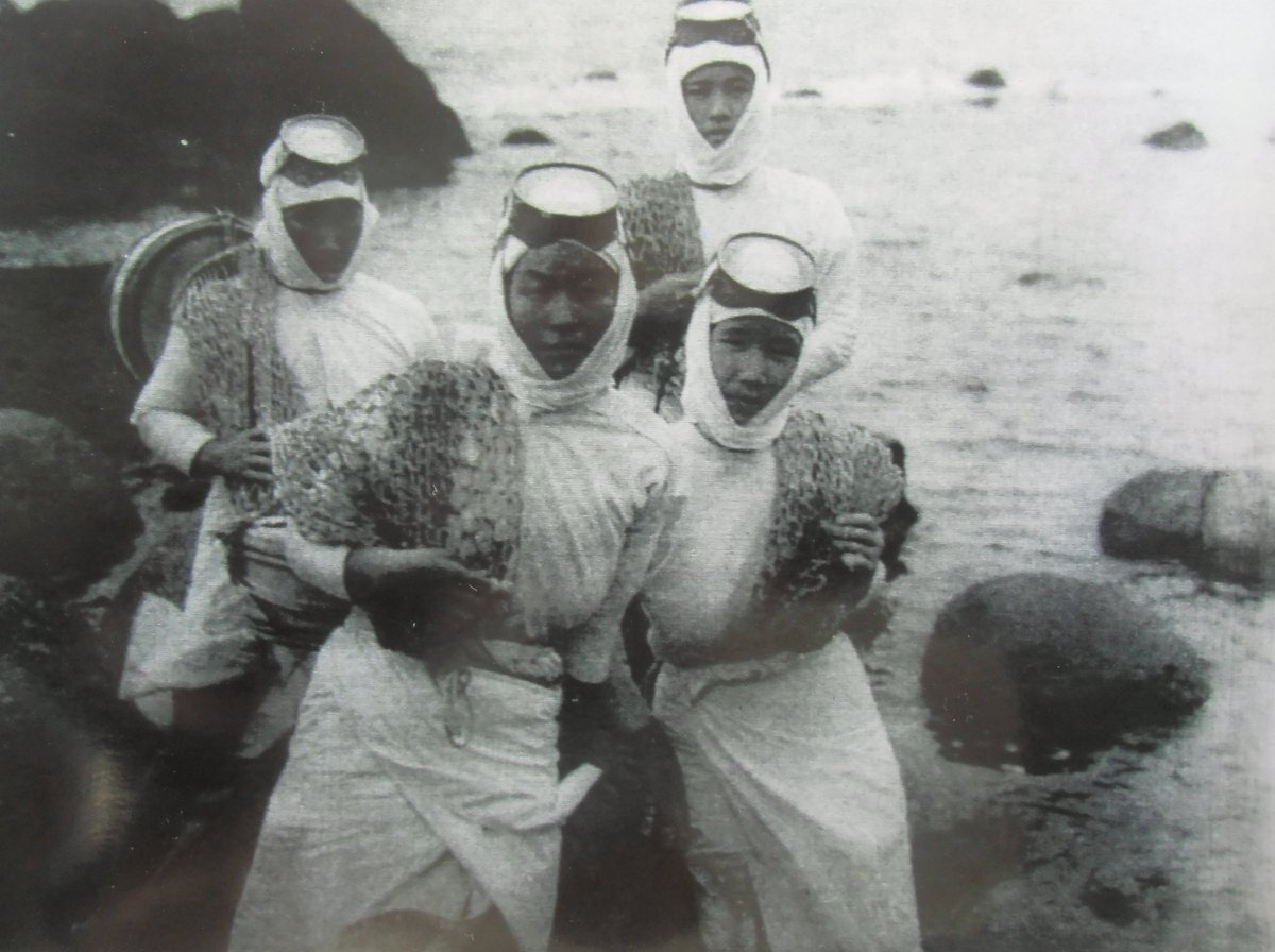 V2VPartnership's tweet photo. Check out this 📷 of the week taken in the #Inatori community, #Japan, showing #Ama (The Freediving Fisherwomen) 🏊♀️
They make a living from the ocean collecting seaweed, shellfish, sea urchins, pearls, and abalone 🦪
Happy #InternationalWomensDay! 🎉
👉 https://t.co/kpVk7SooVU https://t.co/jUQcL6ca65