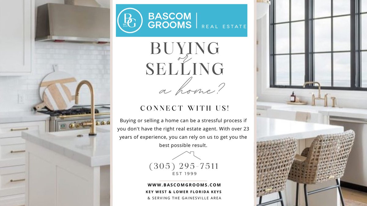 bascomgrooms.com
(305) 295-7511
#locallyowned #keywest #floridakeys #keywesthomes #keywestrealor #floridakeysrealestate #realtor #bascom #bascomgrooms #gainesville