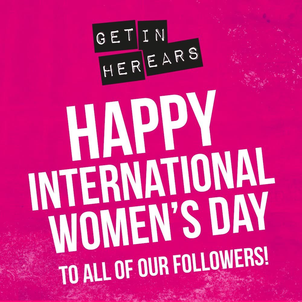 Happy #IWD to all the women (including our trans siblings obvs) out there being amazing 💕

At <a href="/getinherears/">Get In Her Ears</a> we support women &amp; queer folk in music every day, but today we've highlighted some ace events, organisations, books &amp; tunes to celebrate 💜💪 

🧵below see my choices 👇