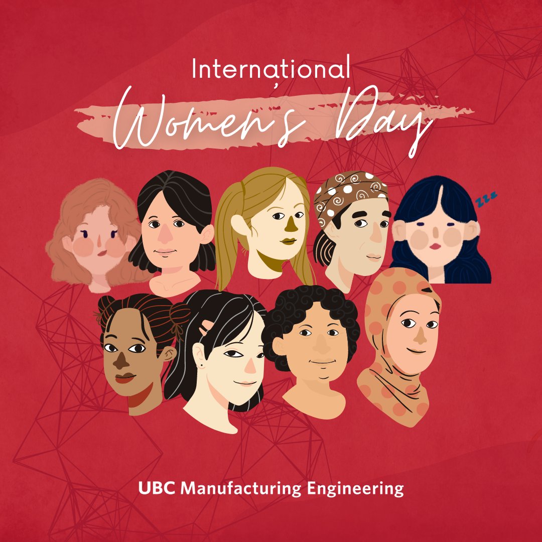 Happy #InternationalWomensDay from #UBC #Manufacturing #Engineering! 

Today, we celebrate women's incredible contributions to #STEM fields. Let's inspire and empower the next generation of women in STEM! 

#IWD2023 #ChooseToChallenge #WomenInSTEM #WomenInScience #STEMeducation