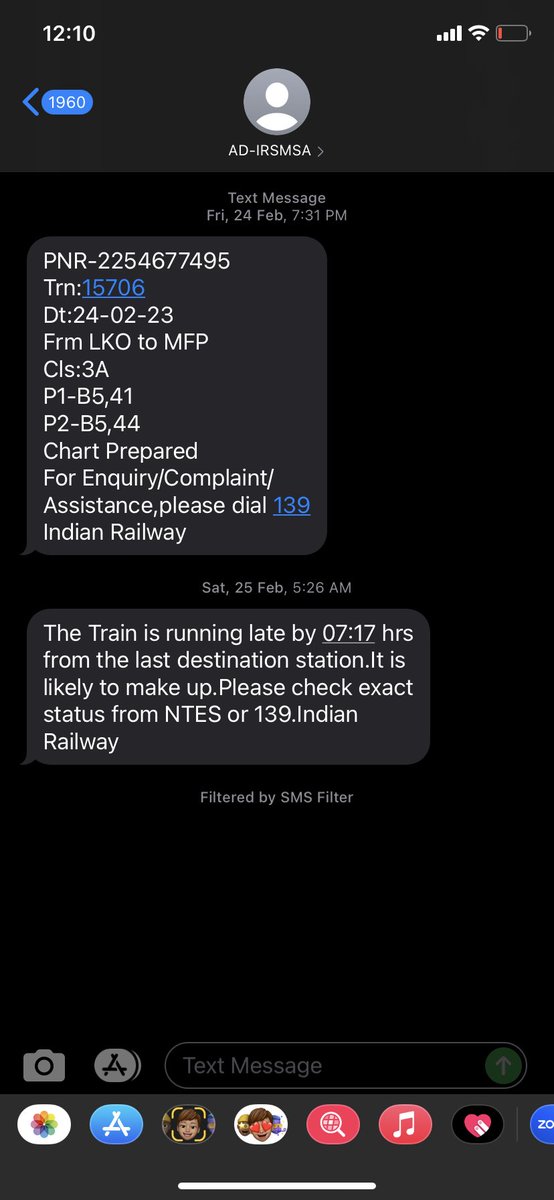 uD0890's tweet photo. The passengers did not travel due to train being very late.
Still when TDR is filed, it gets rejected saying the passengers travelled.@DRM_lko @drm_dli @IRCTCofficial @AshwiniVaishnaw sir- requesting you to kindly look into this matter. https://t.co/pkHDNIcfnR