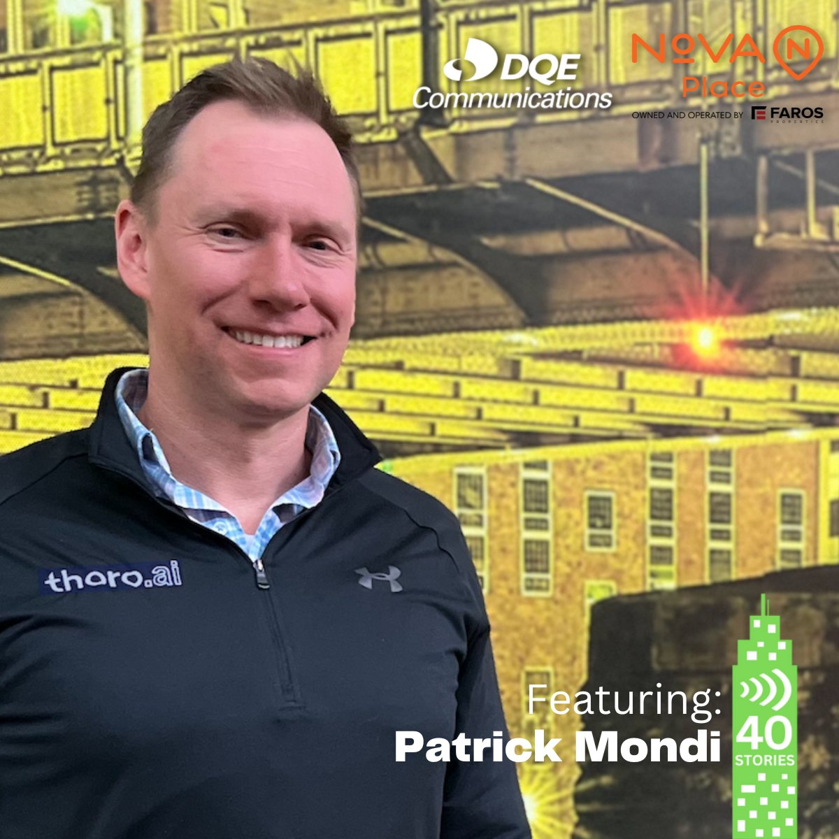 We released the first of our 40 Stories featuring Patrick Mondi of Thoro.ai. A big thanks to <a href="/DQE_Comm/">DQE Communications</a> and <a href="/farosproperties/">Faros Properties</a> for powering this up! pghtech.org/news-and-publi…