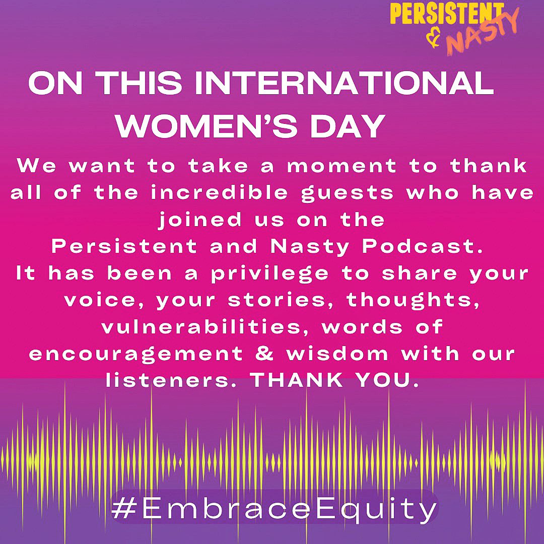 Thank you to all of you who have given your time to the podcast, shared your words and your truth.
It means more to us than we can say. 
You inspire us daily. Thank you. 
#embraceequity #iwd2023 #podcast #youareheard