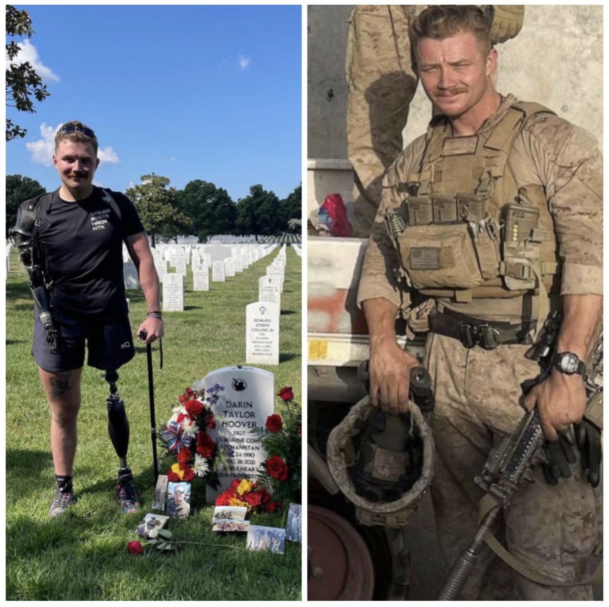 KanekoaTheGreat's tweet photo. Sgt. Tyler Vargas-Andrews lost his right arm and left leg in the explosion. https://t.co/P9vm7XxTmD