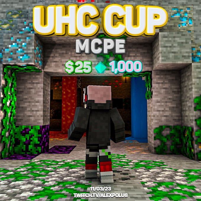 Alexpolu8's tweet image. 🍎 UHC | MCPE CUP  🍎

Quieres participar en un torneo de Minecraft Bedrock Practice UHC?
11 de Marzo estaré haciendo Torneo 50 STREAMERS/YOUTUBERS donde el ganador se llevará $25 USD PAYPAL o 1,000 Bits en Twitch
Reqs:
Follow
Retweet ♻️
Comentar 💬
Si te interesa háblame al md