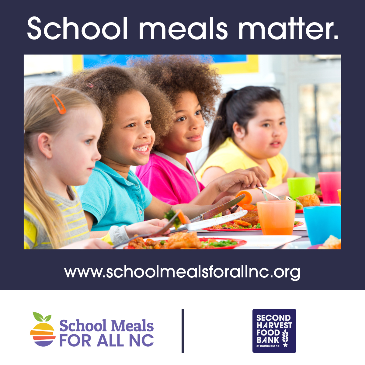 School meals are a big deal! School meals for all at no cost to families is an investment in the community and the economy. #SchoolMealsforAllNC #ncpol #ISMD2023 schoolmealsforallnc.org
