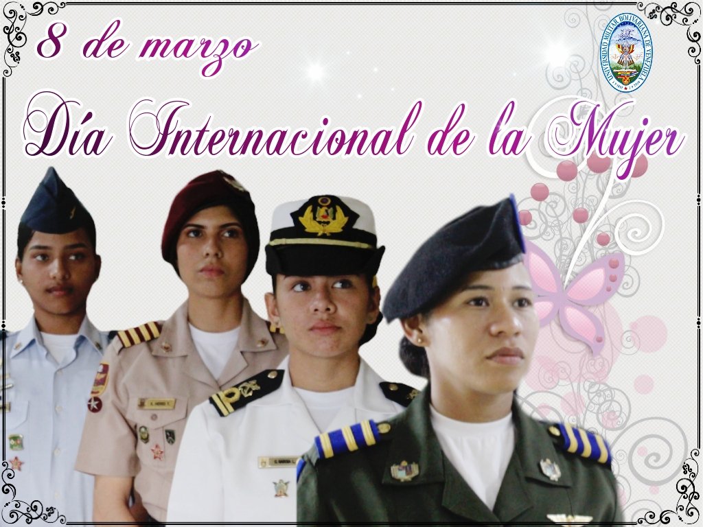 Umbv_Fanb's tweet photo. El ciudadano Rector de la UMBV, GD Dilio Guillermo Rodríguez Díaz, en nombre de todo el personal militar y no militar de la UMBV se complace en felicitar a nuestra valiosa mujer  venezolana en su día. #ChávezFeminista https://t.co/YPmfP99rGy