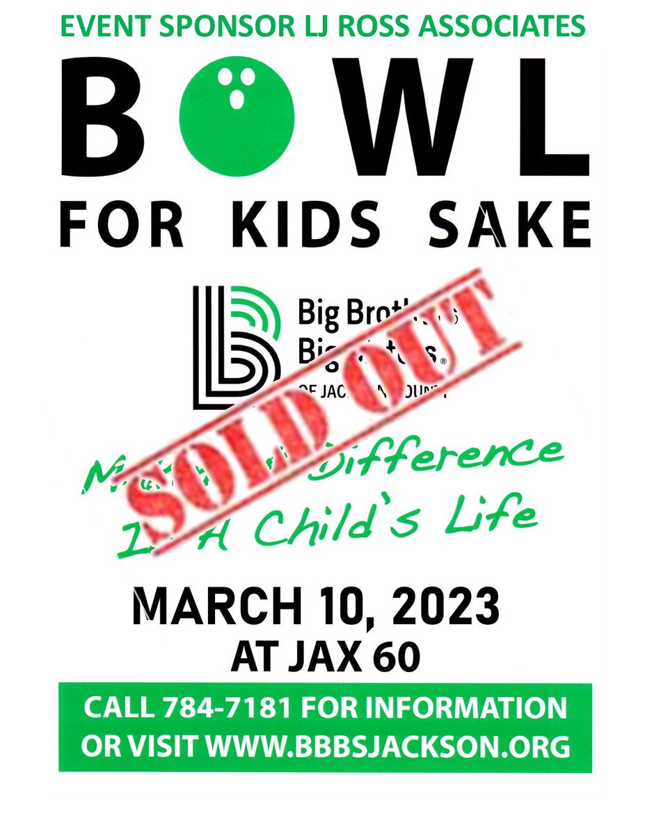 Tony Hollow (@tonybbbs) on Twitter photo #SOLDOUT Thank you to everyone who’s playing & sponsoring Friday’s <a href="/BBBSJACKSONMI/">BBBS JacksonMI</a> Bowling for Kids’ Sake Event! So incredibly grateful for our supportive community. <a href="/Jim_Winter_Auto/">Jim Winter Auto Group</a> <a href="/LJRossAssociate/">L J Ross Associates</a> <a href="/hhjr79/">Harry Howard</a> <a href="/SchoolsMichigan/">Michigan Schools</a> <a href="/mLuDa4/">Lottiev(🧢,🧢)</a> <a href="/BloodworthCare/">Carolyn Bloodworth</a> <a href="/JTVJackson/">JTV</a> <a href="/goc970/">Greg O'Connor</a> #BeaBig #SOLDOUT Thank you to everyone who’s playing & sponsoring Friday’s <a href="/BBBSJACKSONMI/">BBBS JacksonMI</a> Bowling for Kids’ Sake Event! So incredibly grateful for our supportive community. <a href="/Jim_Winter_Auto/">Jim Winter Auto Group</a> <a href="/LJRossAssociate/">L J Ross Associates</a> <a href="/hhjr79/">Harry Howard</a> <a href="/SchoolsMichigan/">Michigan Schools</a> <a href="/mLuDa4/">Lottiev(🧢,🧢)</a> <a href="/BloodworthCare/">Carolyn Bloodworth</a> <a href="/JTVJackson/">JTV</a> <a href="/goc970/">Greg O'Connor</a> #BeaBig