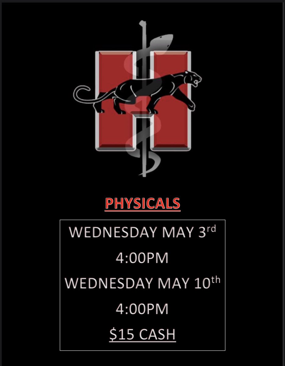 Mark your calendars Panthers 🗓️