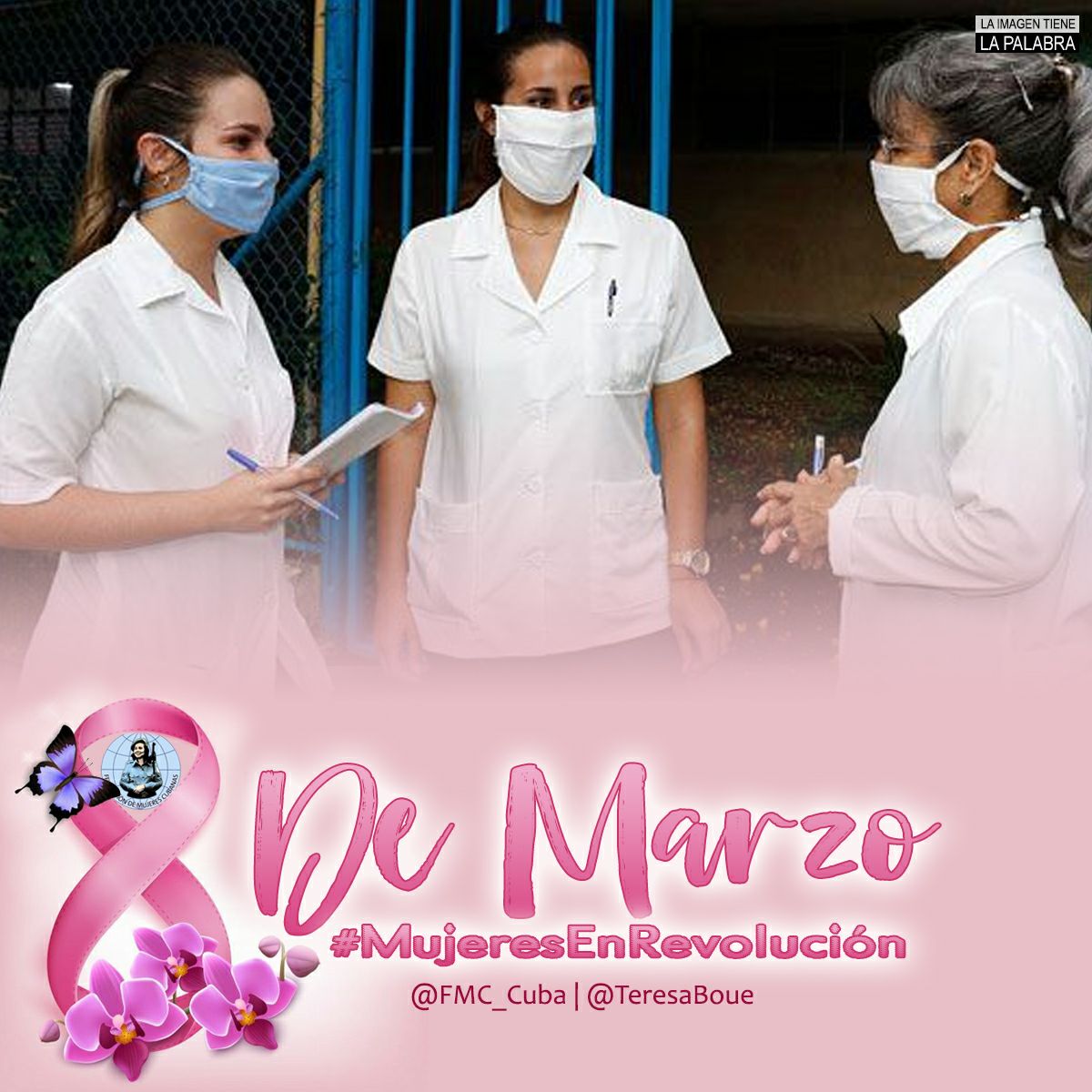 <a href="/cubacooperaven/">Brigada Médica Cubana en Venezuela</a> <a href="/FMC_Cuba/">FMC de Cuba</a> <a href="/TeresaBoue/">@SecGFMC</a> #MujeresEnRevolución 
#FelizDiaInternacionalDeLaMujer 
#DefendiendoCuba