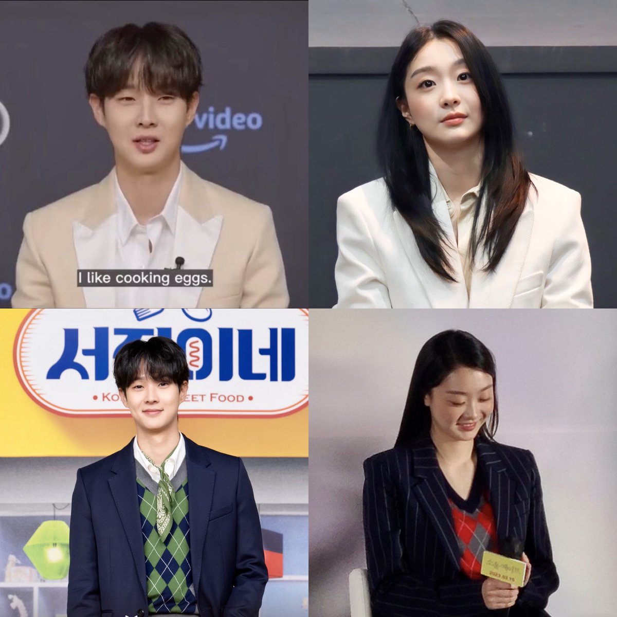ChloeLe56330483's tweet photo. 1. White on cream, cream on white
2. Red/blue checked knitwear + blue blazer, Green/blue checked knitwear + blue striped blazer

誰��大喊一聲-好配呀！ https://t.co/aBelLXepwT