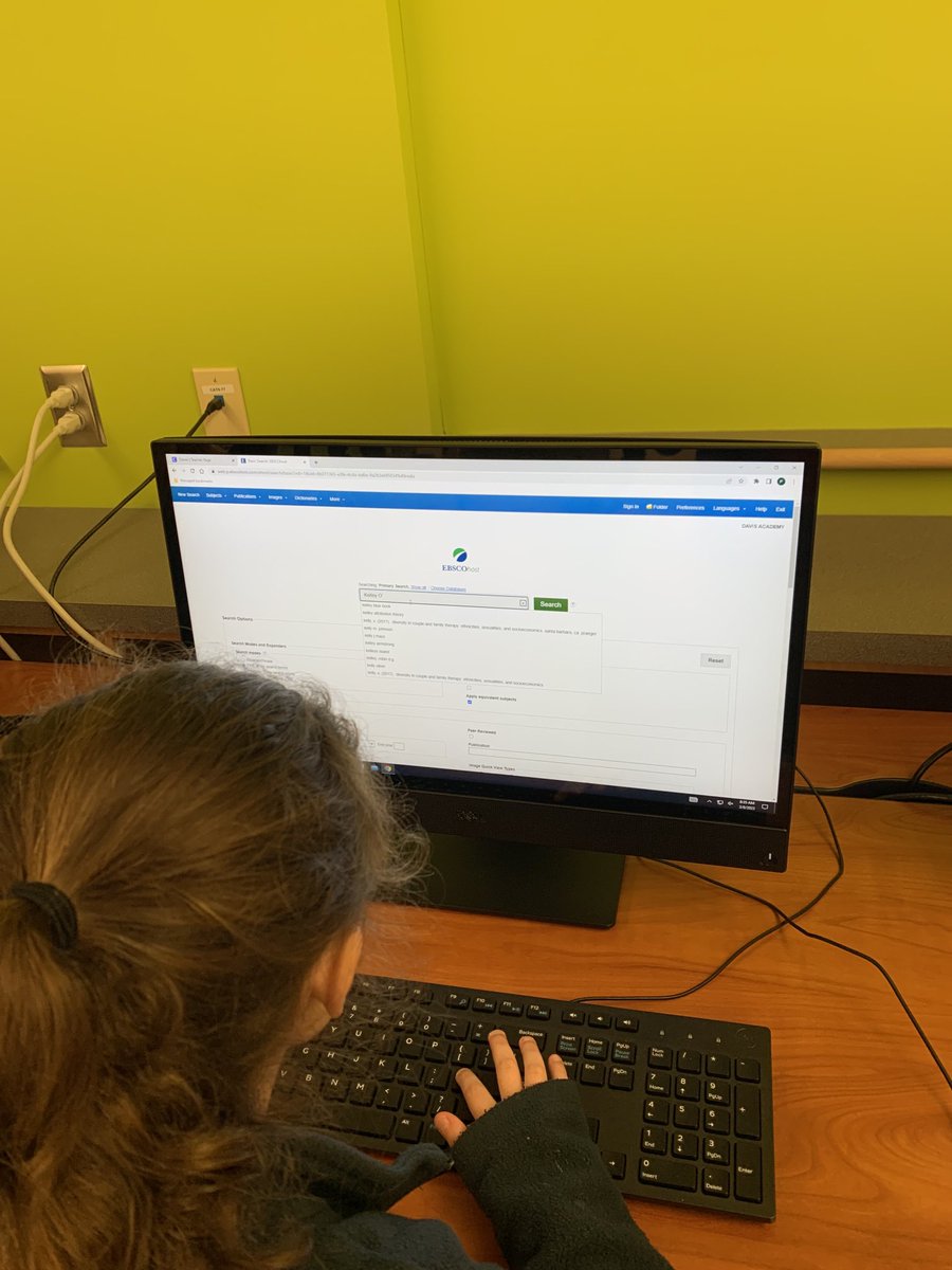 21stStacy's tweet photo. Wax museum research with ⁦@EBSCO⁩ ⁦@Davis_Academy⁩ #davis3 https://t.co/fdQHxBl1XX