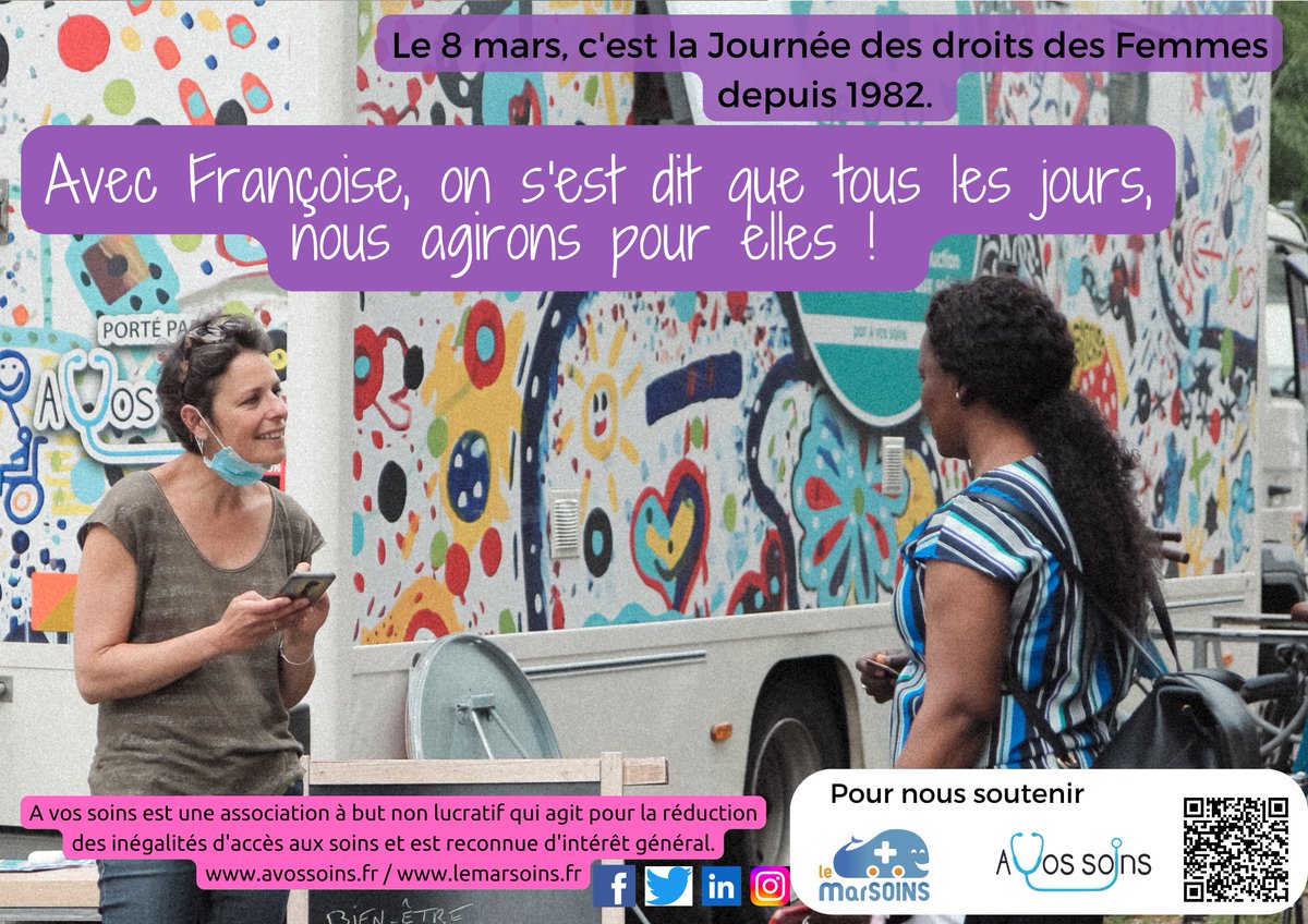 Jour 3 : 1 jour, 1 image ! 😁

#DroitsDesFemmes une manière d'agir au quotidien !

A vos soins lance sa campagne de communication pour expliquer son action.

➡ Pour adhérer : helloasso.com/associations/a…
➡Pour un don : helloasso.com/associations/a… 

😘😘😘