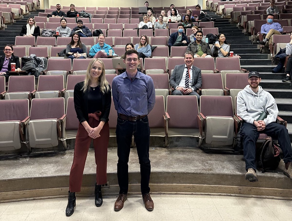 Check out this week's blog post written by Abhishek Shastry about last week's MGR TMED Showcase presentation that featured Kiera Liblik, MSc'22 and Nolan Breault, MSc'23 (Candidate). deptmed.queensu.ca/news/tmed-stud…
<a href="/QueensuDOM/">Queen's U Department of Medicine</a> <a href="/QueensUHealth/">Queen's Health Sciences</a> <a href="/LintonSophia/">Sophia Linton</a> <a href="/liblikiera/">Kiera Liblik</a> <a href="/queensgradstudy/">Queen's Graduate Studies and Postdoctoral Affairs</a>