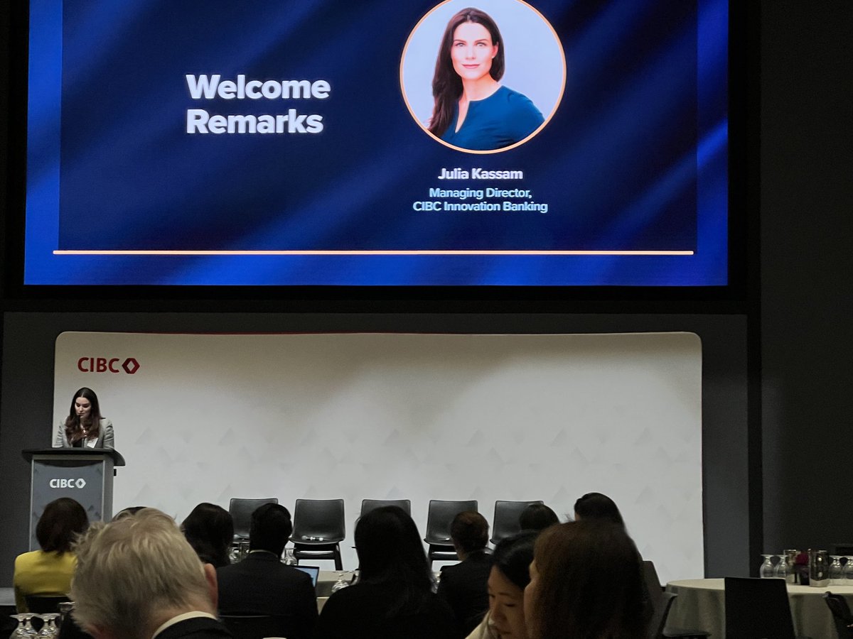 Michelle McBane (@michellemcbane) on Twitter photo The fabulous <a href="/JuliaKassam/">Julia Kassam</a> opening the <a href="/cvca/">CVCA</a> awards breakfast - thanks <a href="/CIBCInnovation/">CIBC Innovation</a> ! The fabulous <a href="/JuliaKassam/">Julia Kassam</a> opening the <a href="/cvca/">CVCA</a> awards breakfast - thanks <a href="/CIBCInnovation/">CIBC Innovation</a> !
