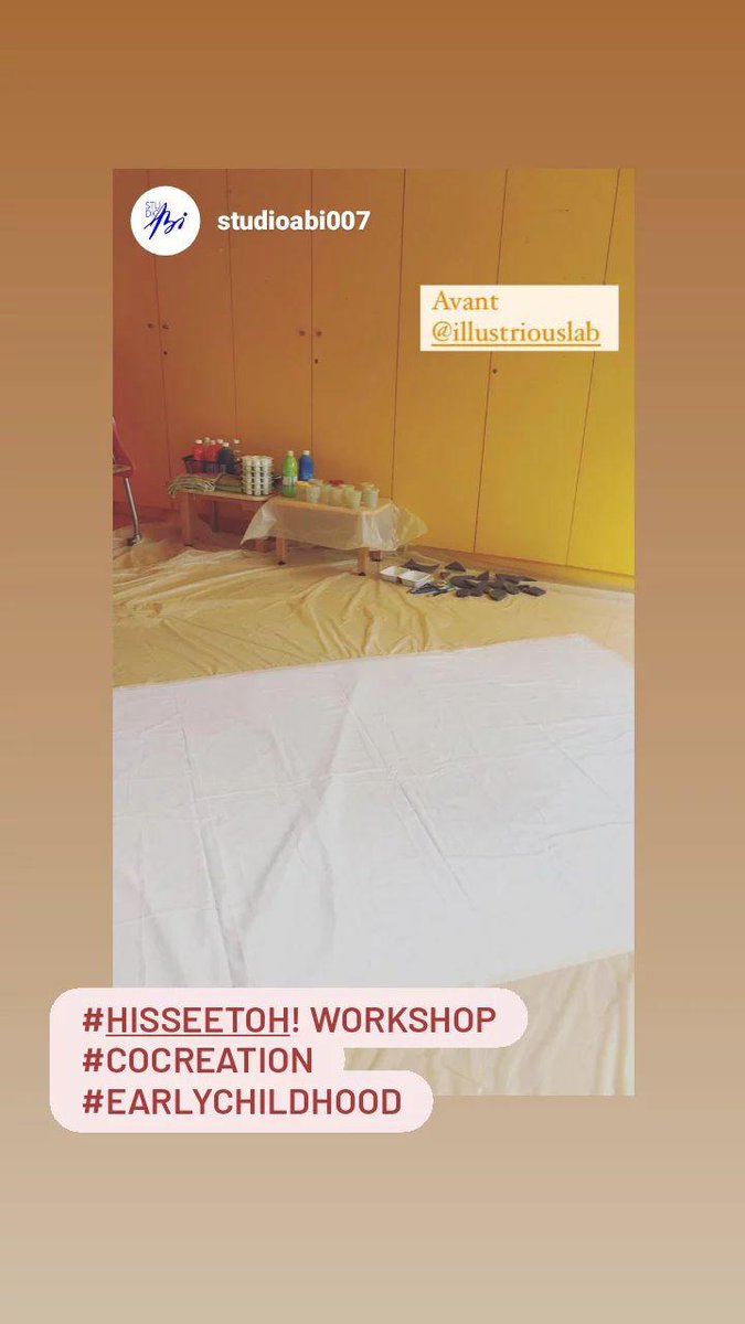 IllustriousLab's tweet photo. Art-Design residency and workshops continue. Painting on fabric...
With #StudioAbi
#Hisseetoh! #workshop #cocreation #earlychildhood https://t.co/5C13nZm0Me