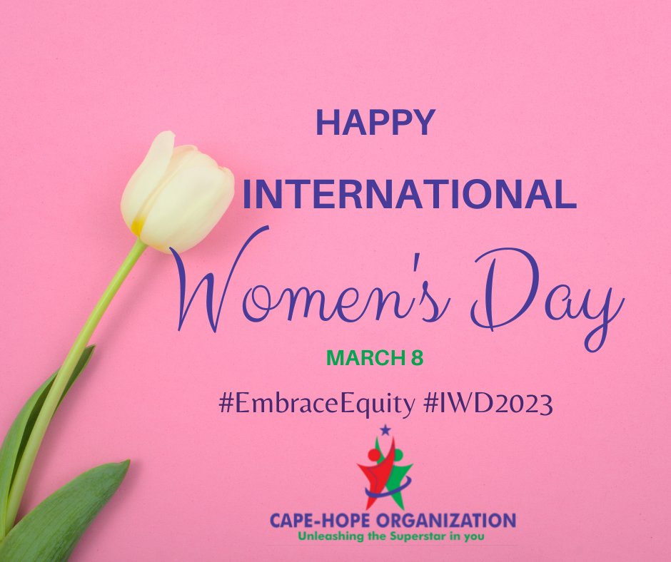 Happy #InternationalWomensDay 
Together, let's work towards a future where women have equal access to opportunities, where their voices are heard and valued, and where they can lead and thrive in a world free from gender-based discrimination and violence. #EmbraceEquity #IWD2023
