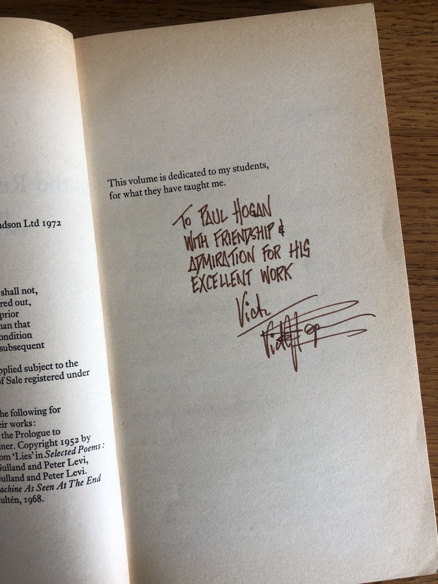 Found this signed copy of Victor Papanek’s Design for the Real World dedicated to the late Paul Hogan in the charity shop today!