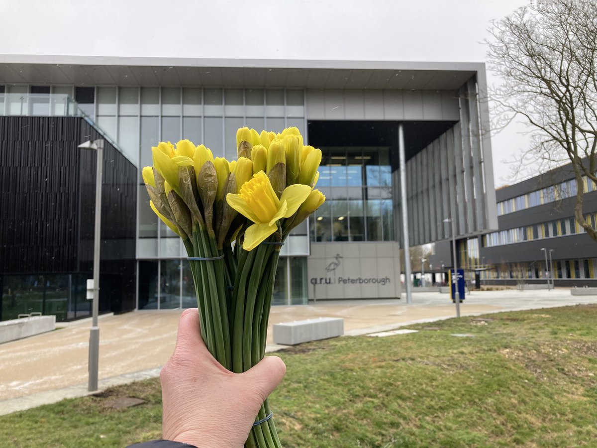Spring at University House (with a touch of snow)

#ARUPeterborough