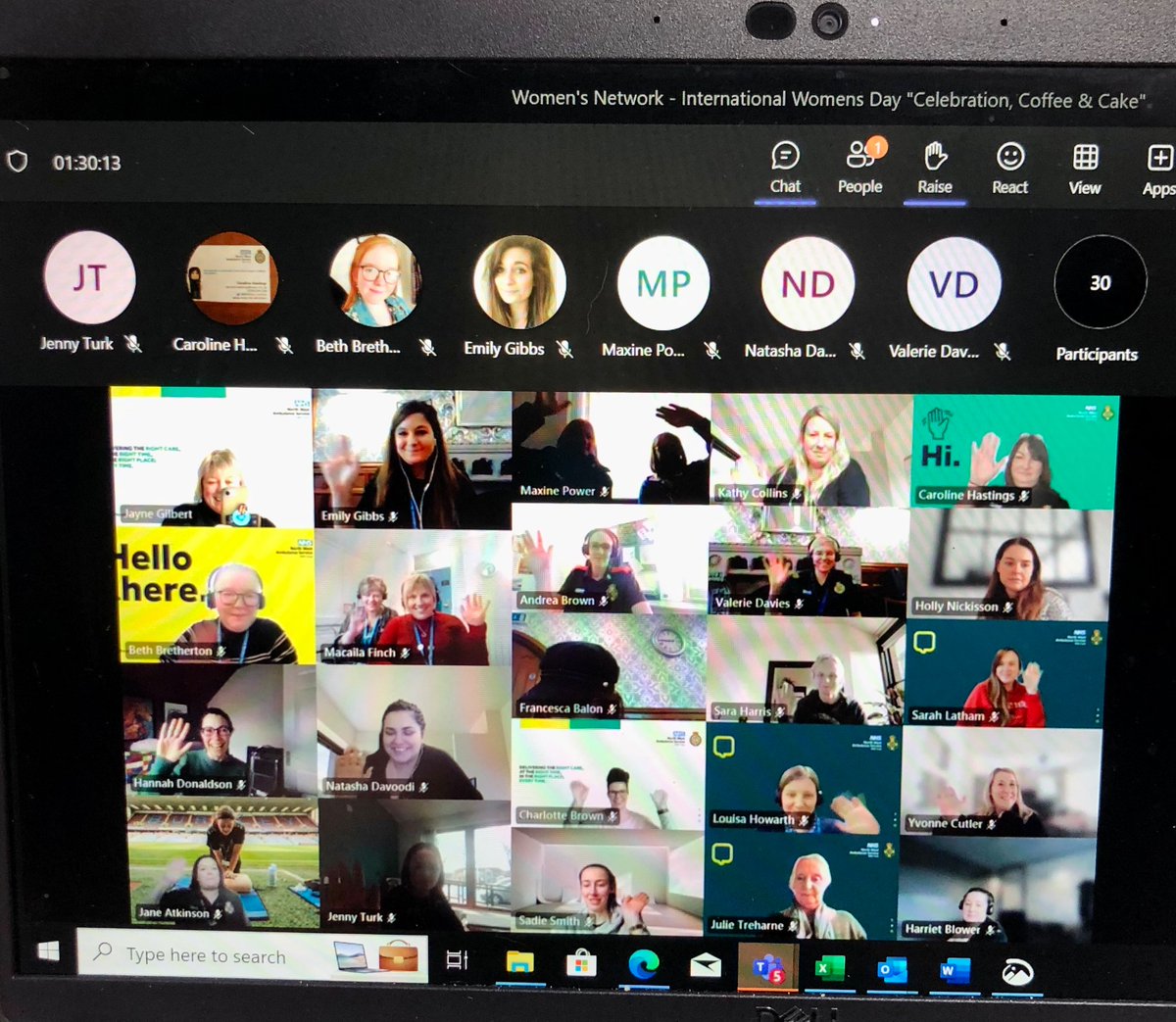 Inspiring way to spend #IWD2023. <a href="/NWAmb_Women/">NWAS Womens Network</a> leading a celebration of some of the exceptional women we are privileged to have as colleagues. Excited to see so many people on the call. Just the beginning too! <a href="/NWAmbulance/">North West Ambulance Service</a> <a href="/NWAMB_Inclusion/">NWAS Equality, Diversity & Inclusion</a>