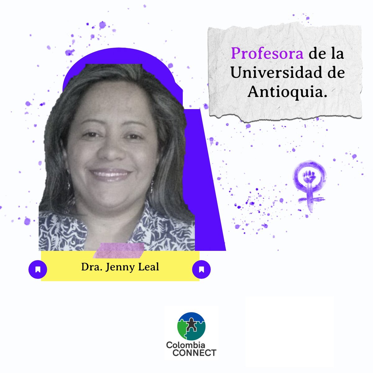 ColCONNECT_org's tweet photo. La profesora Jenny Leal Flórez cree que la ciencia debe estar al servicio de las personas. Es Ph.D. en ciencias naturales de la Universidad de Bremen y trabaja en beneficio de comunidades vulnerables. 

Ella es parte de #ColombiaCONNECT.

#DíaDeLaMujer #8M #MujeresEnLaCiencia https://t.co/EeWu0xVPM9
