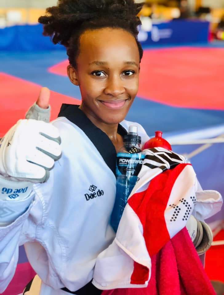 Chrisstheko's tweet photo. Lesotho Taekwondo female star, Mitchell Tau has climbed the world rankings becoming number 7 in the -46kg, officially making her No 1 in Africa following her performance in Egypt. 

She still has no sponsor and missed out on 2 competitions Canada and USA tournament. https://t.co/8z92Pvpe9P