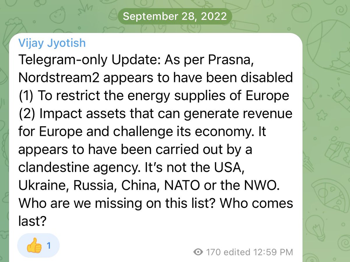 Astrological reading on Nordstream from September 2022 @SeymourHersh #NordStream2 #OSINT #Russia #Ukraine #RussiaUkraineWar