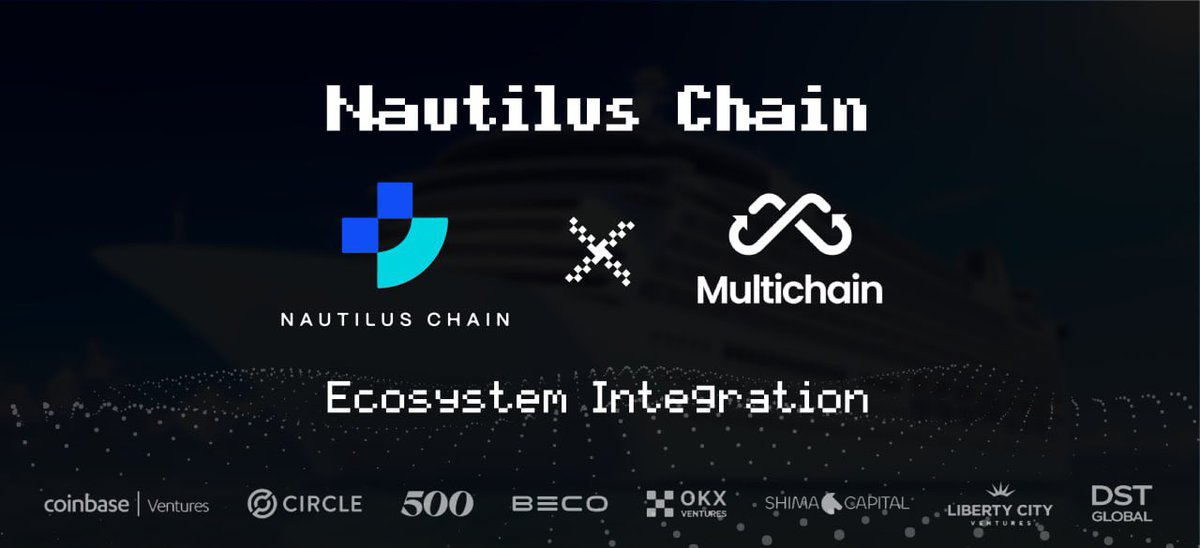 Nautilus Chain (@nautilus_chain) on Twitter photo 📣#NautilusChain x <a href="/MultichainOrg/">Multichain (Previously Anyswap)</a> Ecosystem Integration
ℹ️ Multichain is a decentralized cross-chain router connecting diverse blockchains.
⚡️Multichain has joined the Nautilus ecosystem and new technologies will be deploying soon! Stay tuned!
#Web3 #web3community #Zebec 📣#NautilusChain x <a href="/MultichainOrg/">Multichain (Previously Anyswap)</a> Ecosystem Integration
ℹ️ Multichain is a decentralized cross-chain router connecting diverse blockchains.
⚡️Multichain has joined the Nautilus ecosystem and new technologies will be deploying soon! Stay tuned!
#Web3 #web3community #Zebec